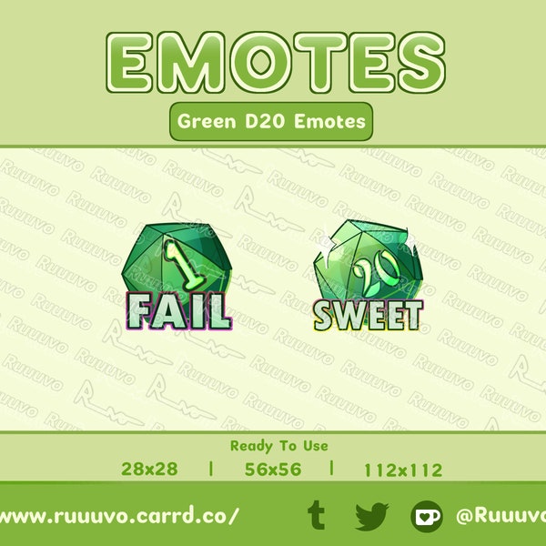 Dice Twitch Emotes Etsy