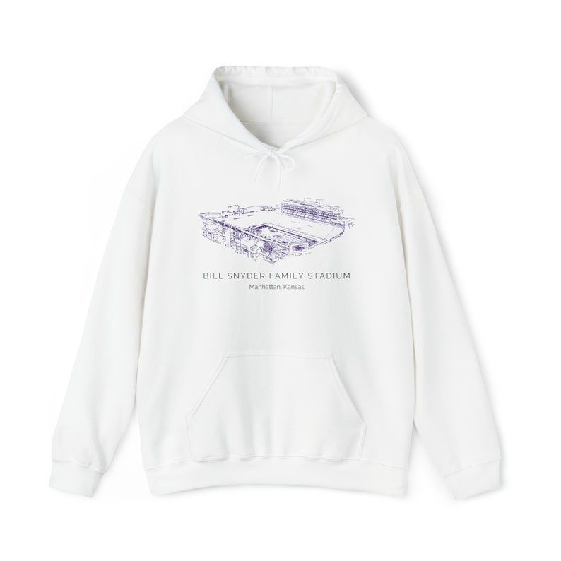 Kansas State Wildcat football, Unisex Heavy Blend™ Hooded Sweatshirt, Bill Snyder stadium, KSU stadium, EMAW image 8