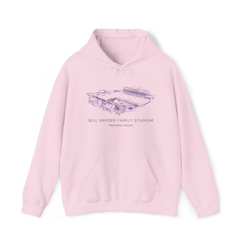 Kansas State Wildcat football, Unisex Heavy Blend™ Hooded Sweatshirt, Bill Snyder stadium, KSU stadium, EMAW image 6