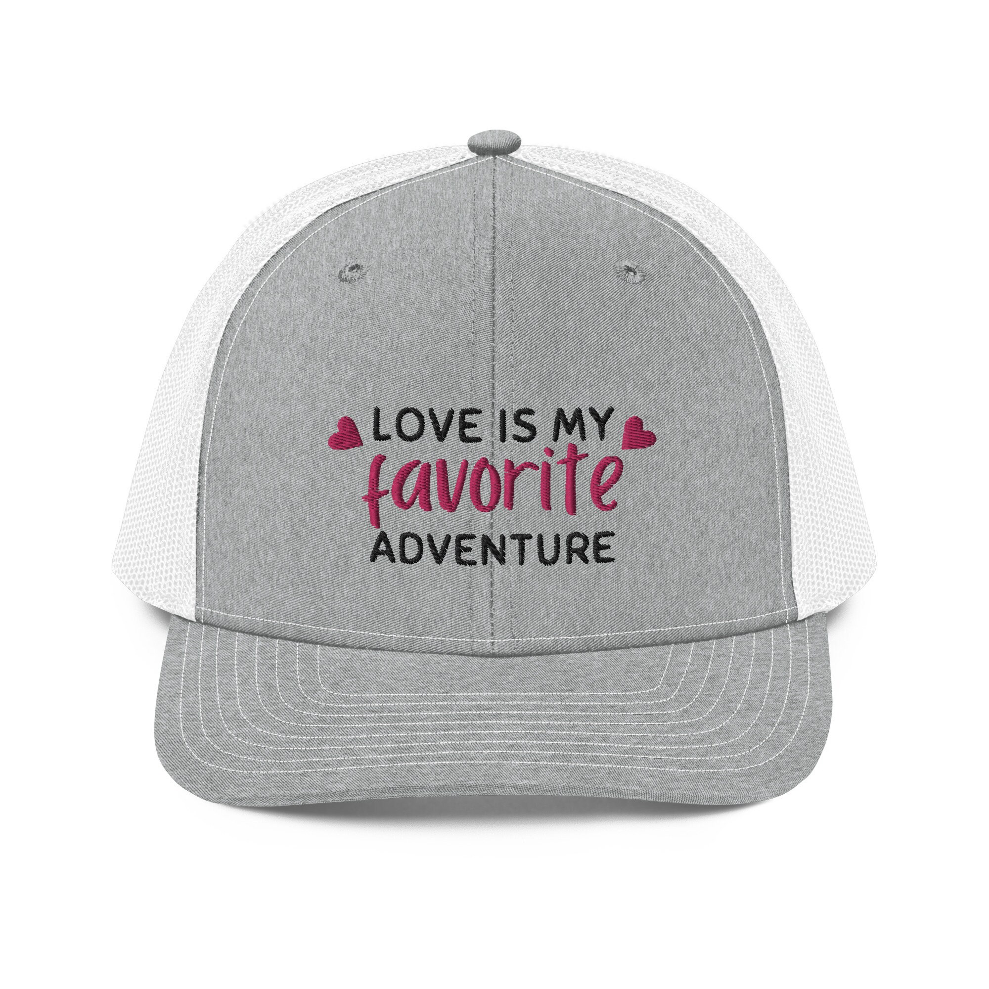 LOVE ADVENTURE BASEBALL HAT Adventure Trucker Hat Mesh Back Snapback Cap - PNW Apparel main image 4