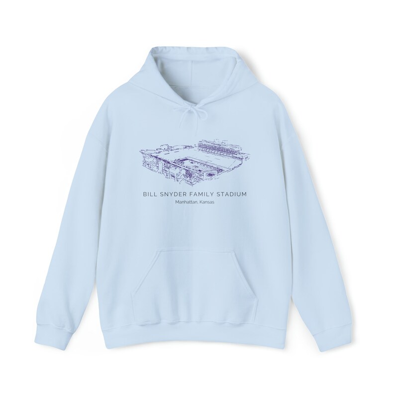 Kansas State Wildcat football, Unisex Heavy Blend™ Hooded Sweatshirt, Bill Snyder stadium, KSU stadium, EMAW image 7