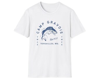 Camp Gravois, Lake of the Ozarks, Unisex Softstyle T-Shirt, YMCA camp