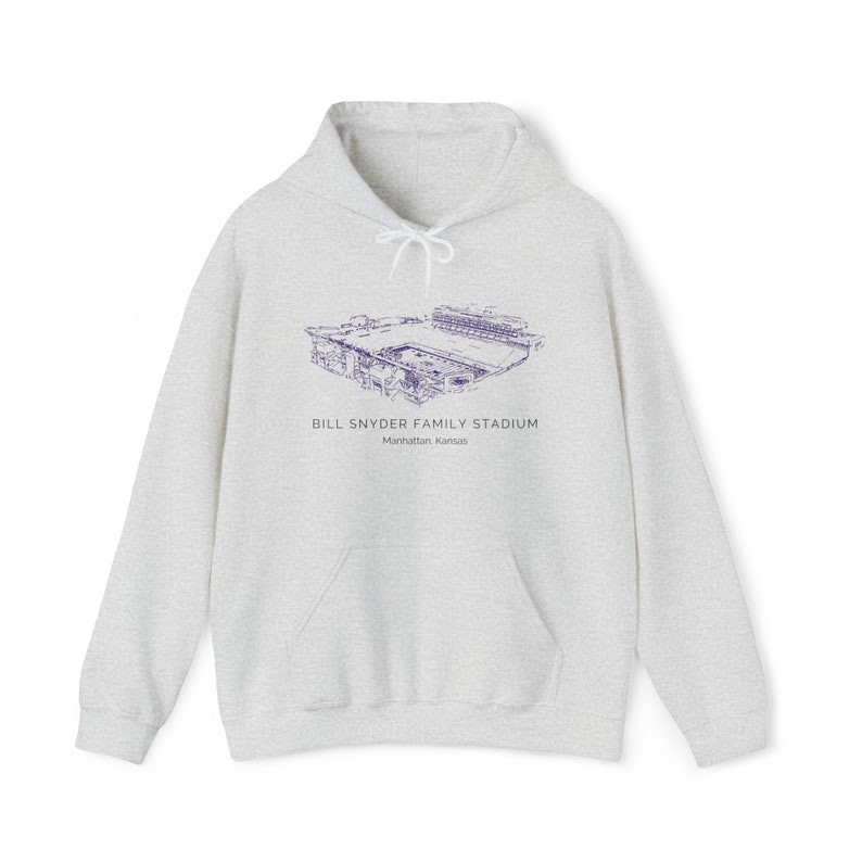 Kansas State Wildcat football, Unisex Heavy Blend™ Hooded Sweatshirt, Bill Snyder stadium, KSU stadium, EMAW image 1