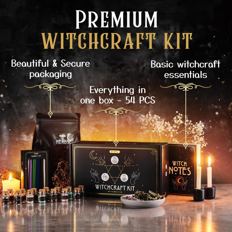Witch Ritual Set Ritual Kit Wicca Box - Etsy