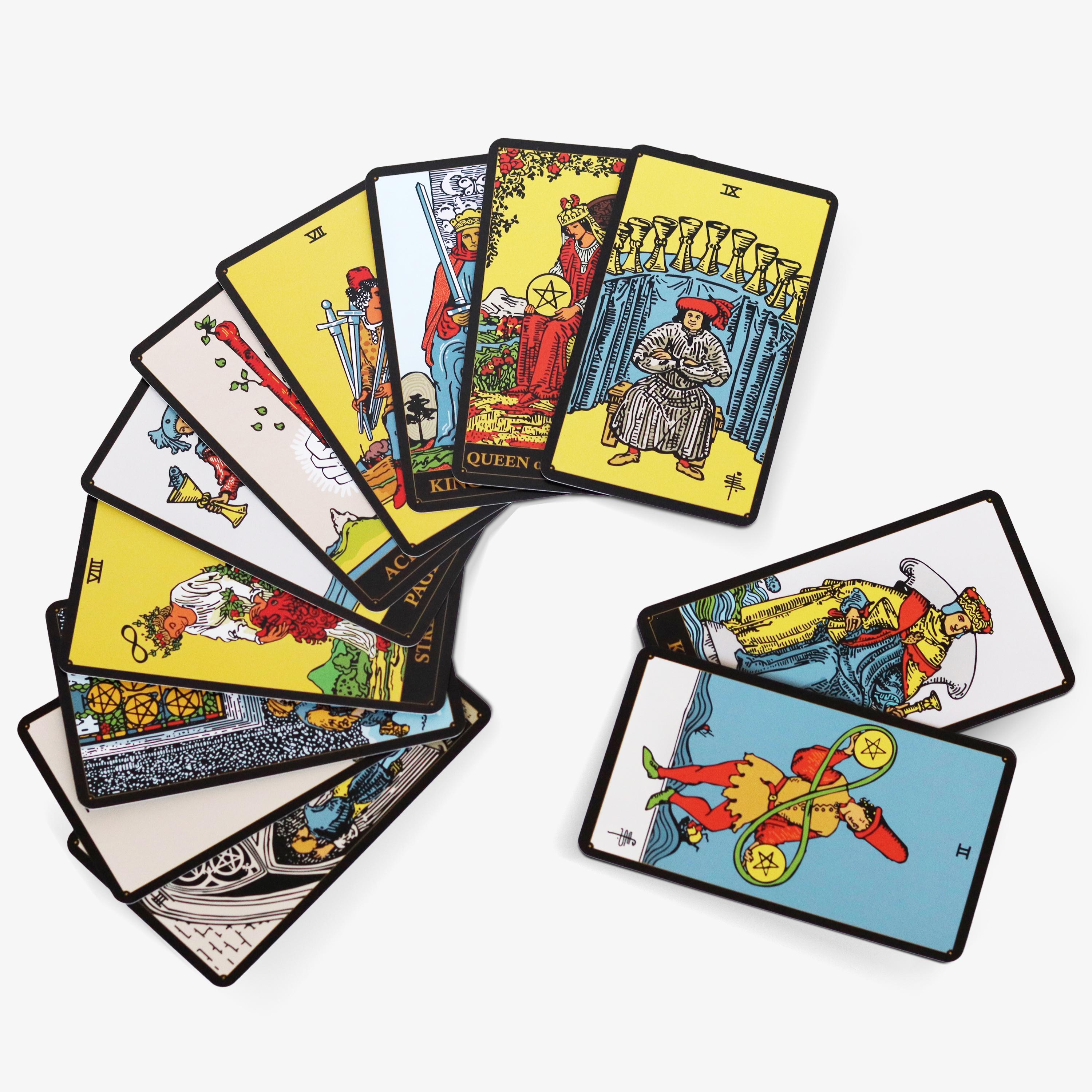 Tarotkaarten voor beginners met gids boek, Rider Waite Tarot Deck Tarotkaarten voor beginners met gids boek, Rider Waite Tarot Deck