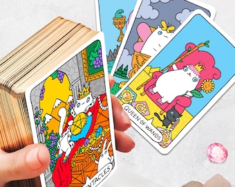 Full 78 Card Beginner Tarot Deck With Guidebook Unique Luxury