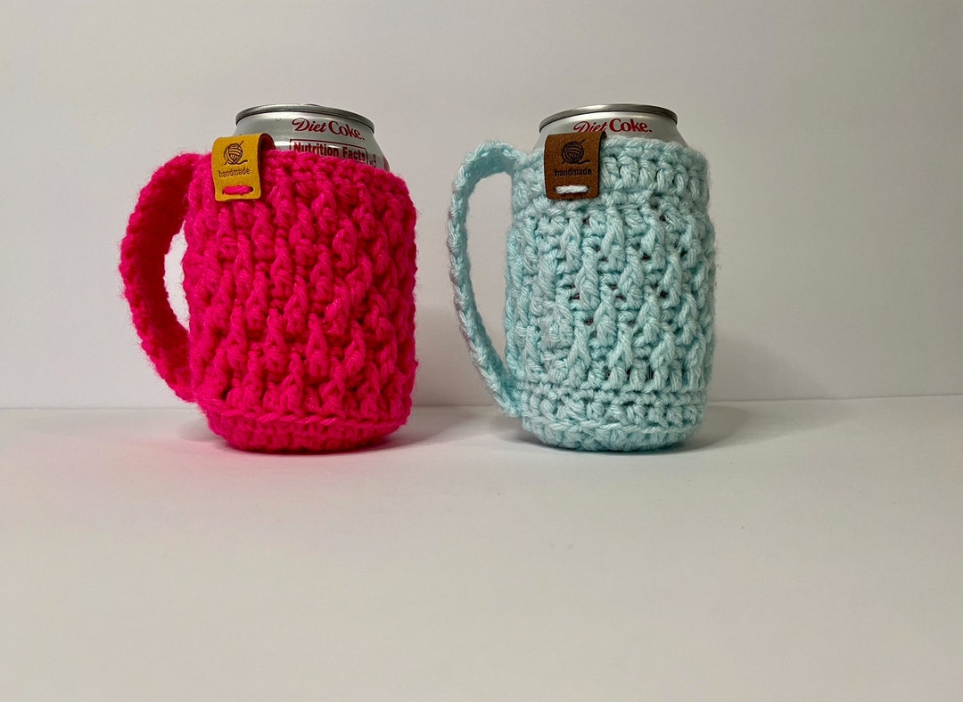 Handmade Can Koozie With Handle Etsy