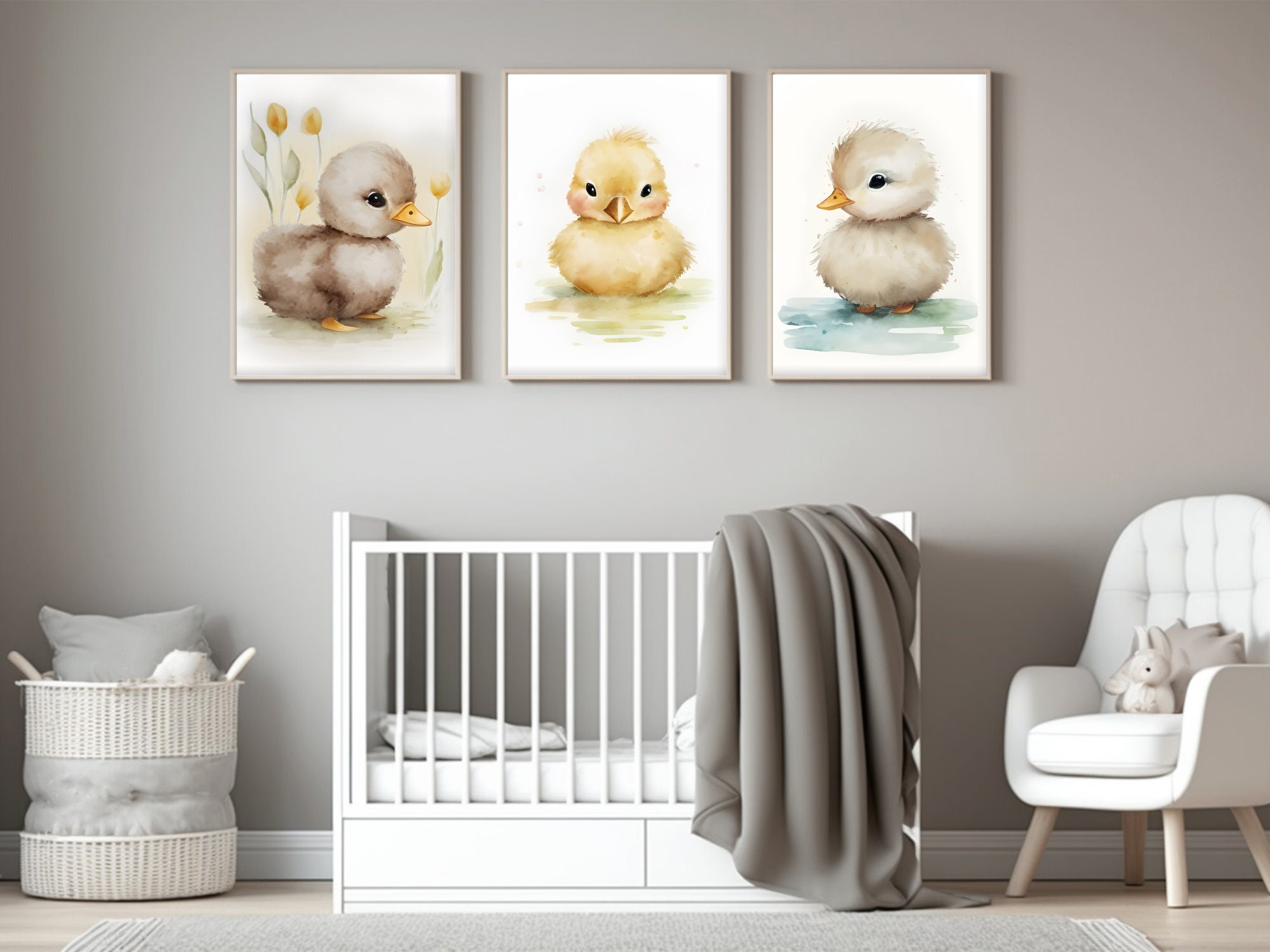 Quacktastic Nursery: Set of 3 Whimsical Duck Prints - Adorable ...