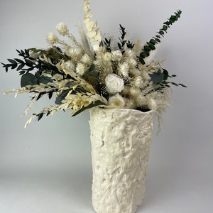 White Vase Modern Rustic For Flowers