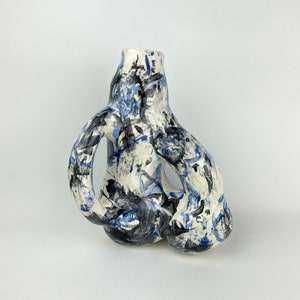 Contemporary Modern Ceramic Art Unique Vase Piece