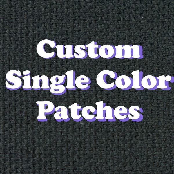 Custom Patches | Custom Black SEW ON Patch | Battle Jacket Patch | Band Patch | Punk Patches | Metal Patches