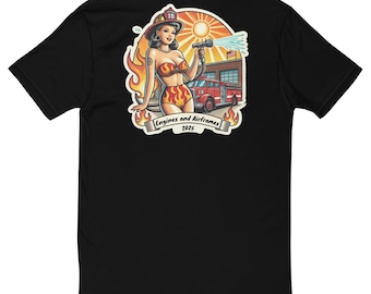 Firefighter Hot Summer Heat Short Sleeve T-shirt