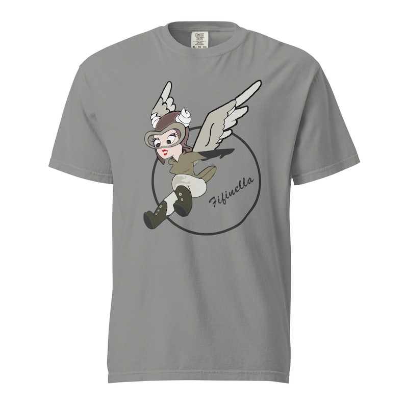 Fifinella - Women Airforce Service Pilots (WASP) - Unisex Comfort Colors Shirt