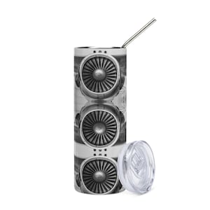 Turbine Engine Stainless Steel Tumbler