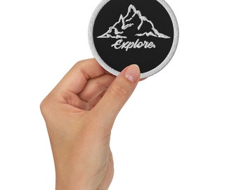 Mountain Explore Patch Embroidered patches