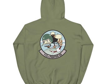 112th Fighter Squadron - Air National Guard History - Unisex Hoodie