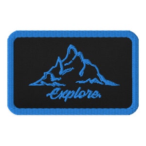 Explore - Mountain - Embroidered Patch
