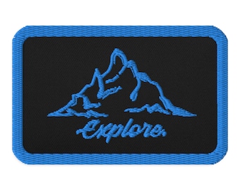Explore - Mountain - Embroidered Patch