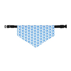 Blue Airplane Pattern - Pilot Pet Bandana Collar