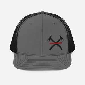 Fire Axes Red Line Trucker Cap