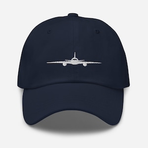 Jet Engine Airplane Silhouette - Dad Hat