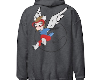 Patriotic Fifinella Gremlin - Aviation History WWII - The Women Airforce Service Pilots - WASP - Hoodie