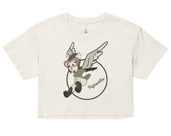 Fifinella - Women Airforce Service Pilots (WASP) - Women’s Crop Top