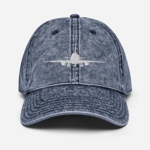 Boeing B-737 Jet Airplane Pilot Vintage Dad Hat
