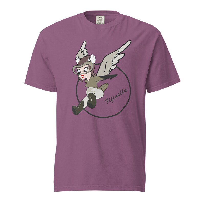 Fifinella - Women Airforce Service Pilots (WASP) - Unisex Comfort Colors Shirt