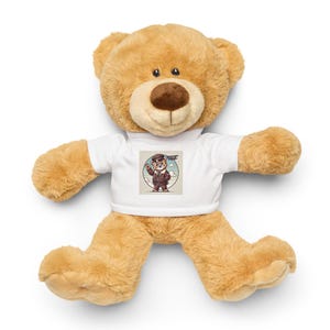Pilot Teddy Bear - &quot;Bear Force One&quot; - Teddy Bear with Pilot Bear Tee