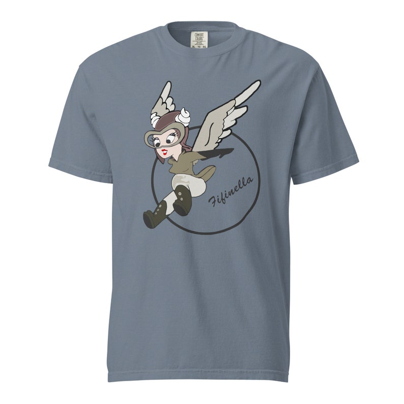 Fifinella - Women Airforce Service Pilots (WASP) - Unisex Comfort Colors Shirt