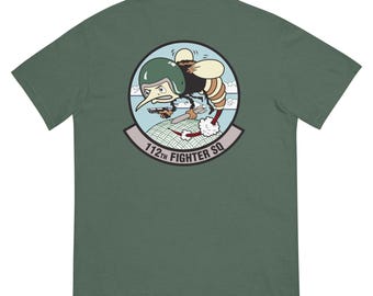 112th Fighter Squadron - Air National Guard - Unisex Comfort Colors Shirt