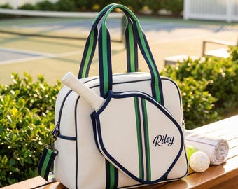 Pickleball Bag (Customizable) White