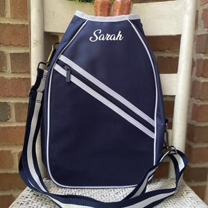 Custom Pickleball Paddle Sling Cover: Personalized Paddle Bag image 3