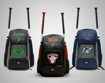 Sac De Softball/baseball Pour Jeunes Et Adultes - Avec Crochet De Clôture - Fabriqué Aux USA