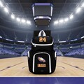 Personalized Sports Backpack, Custom Basketball Gym Team Bag, Black and White, X Series