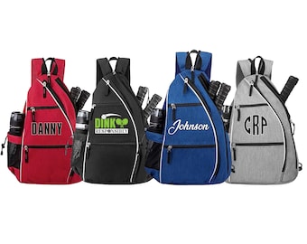 Personalized Sports Backpack, Customizable Sports Bag, Pickleball Bag, Pickleball Backpack