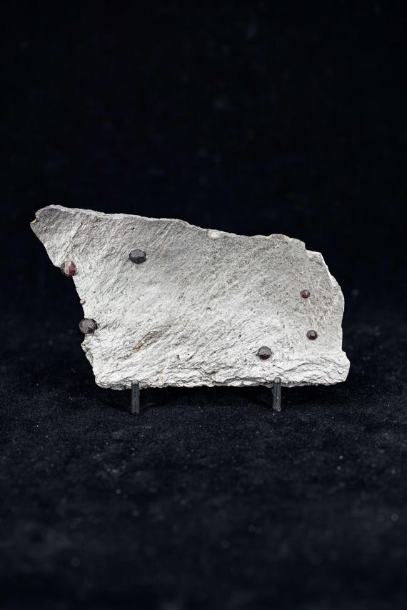 Almandine Garnet with Graphite, view 6