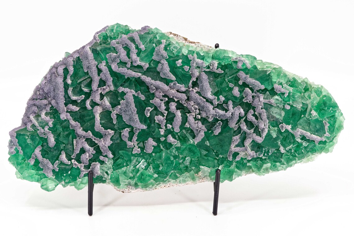 Green and Lavender Fluorite