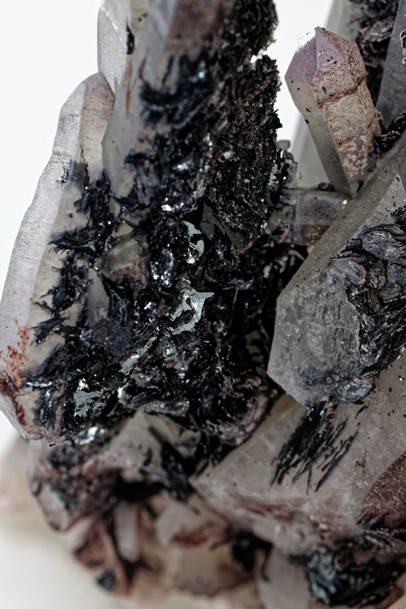 Specular Hematite on Quartz, view 4