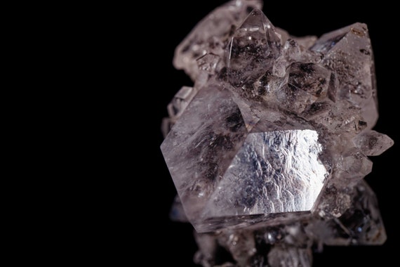 Apophyllite and Gray Chalcedony Scepter, view 4