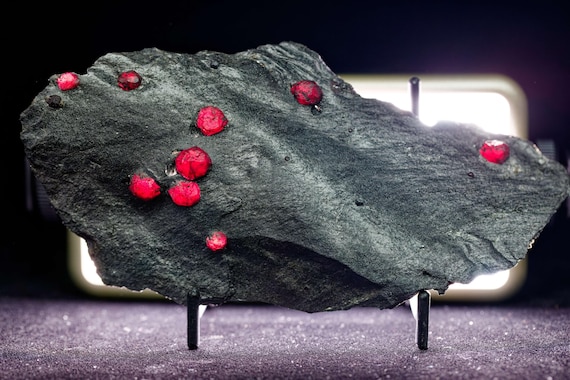 Almandine Garnet with Graphite