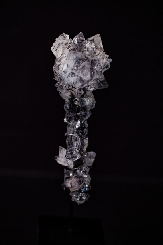 Apophyllite and Gray Chalcedony Scepter, view 6
