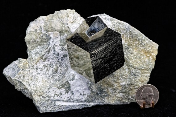 Pyrite in Matrix, view 6