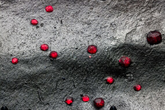 Almandine Garnet with Graphite, view 3