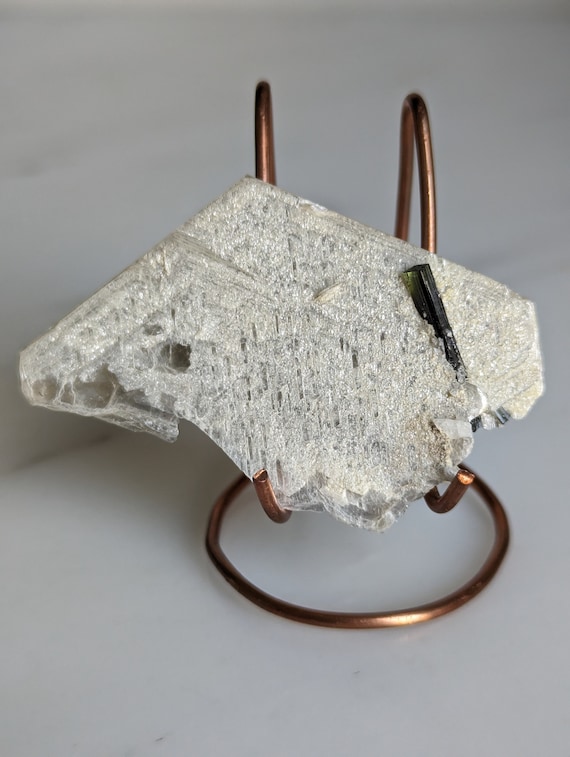 Green Cap Tourmaline in Muscovite