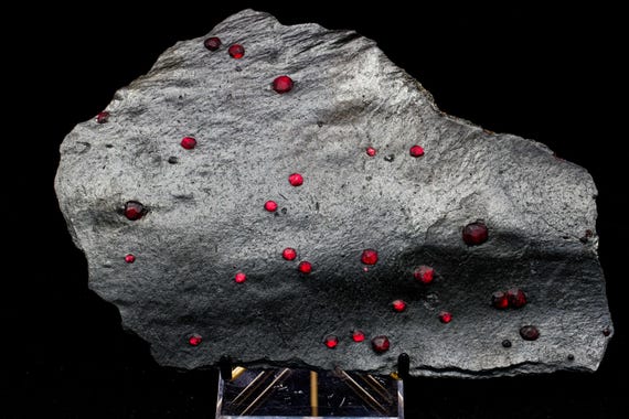 Almandine Garnet with Graphite