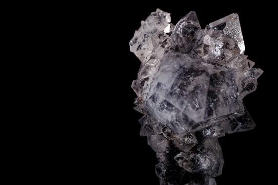Apophyllite and Gray Chalcedony Scepter, view 3
