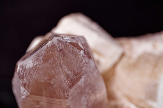 Smoky Quartz with Feldspar, view 2