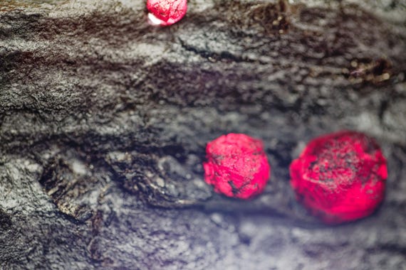 Almandine Garnet with Graphite and Dravite, view 5